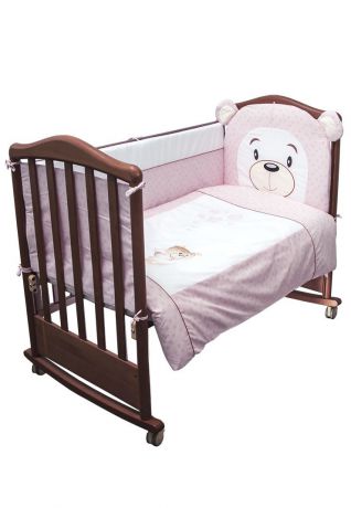 Комплект белья для новорожденных Сонный гномик Умка, 676_2, розовый