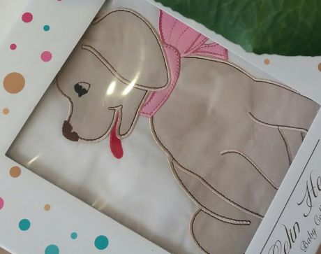 Комплект белья для новорожденных Gelin home DOGGY, розовый, розовый