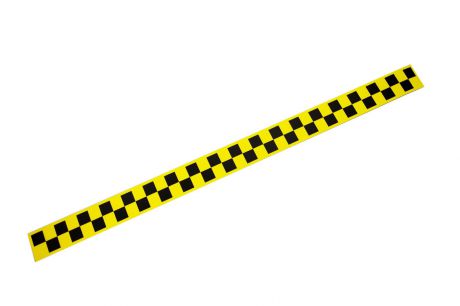 Магнит Простые Предметы такси дляпритяжения клиентов, 900х60, желтый