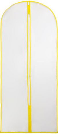Чехол для одежды EL Casa, подвесной, цвет: желтый, 60 х 137 см. 371127