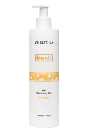 Гель для умывания CHRISTINA Очищающий с фруктовыми кислотами для всех типов кожи Fresh AHA Cleansing for all skin types