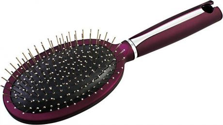 Щетка для волос Weisen массажная c металлическими зубчиками, 24,5 см, BRT-4351-SHR