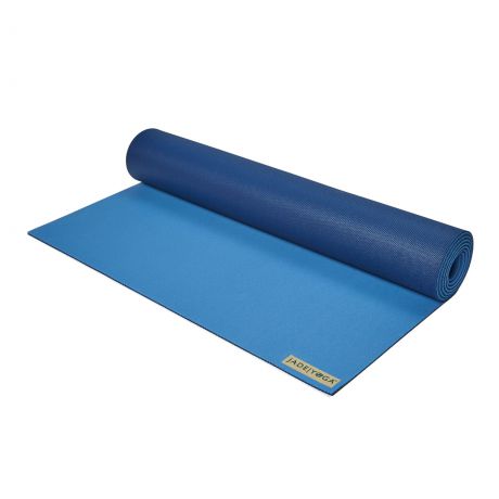 Коврик для йоги и фитнеса Jade Slate/Midnight - Голубой/Темно-синий 180 х 60 х 0,5, голубой