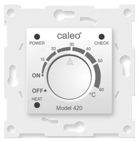 Терморегулятор теплого пола CALEO 420, белый