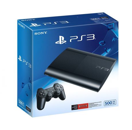 Игровая приставка Sony PlayStation 3 Super Slim 500GB, черный
