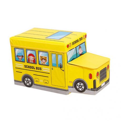 Ящик для игрушек MARKETHOT Короб для хранения игрушек, желтый