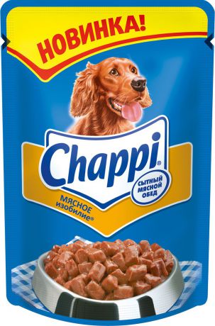 Консервы для собак "Chappi", мясное изобилие, 100 г