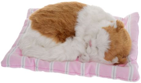 Vebtoy Фигурка Спящая кошка на коврике цвет рыжий