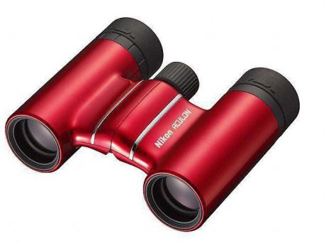 Бинокль Nikon "Aculon T01", 10x21, цвет: красный