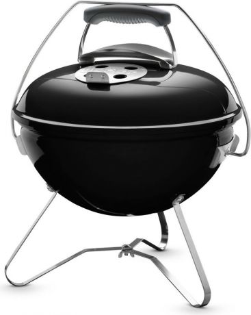 Гриль угольный Weber "Smokey Joe Premium", цвет: черный, 37 см