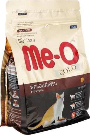 Корм сухой для кошек PCG "Ме-О" Gold, для здоровья и поддержания выставочной формы, 400 г