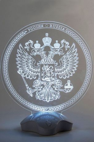 Подставка световая Luazon "Герб России", 22,5 х 19 см. 2446526