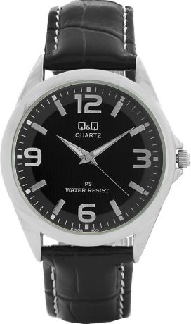 Наручные часы мужские "Q & Q", цвет: черный. KW08-305