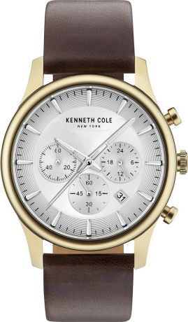 Часы наручные мужские "Kenneth Cole", цвет: коричневый . KC15106003