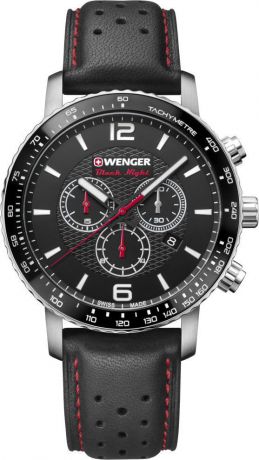 Часы наручные мужские "Wenger", цвет: черный. 01.1843.101