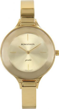 Часы наручные женские Romanson, цвет: золотистый. RM8276LG(GD)