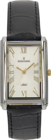 Часы наручные женские Romanson, цвет: черный. TL0110SMC(WH)