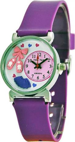 Часы наручные детские Тик-Так "Балетки", цвет: фиолетовый