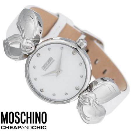 Часы женские наручные "Moschino", цвет: белый. MW0308