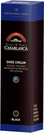 Крем-воск для полировки обуви черный Casablanca Professional
