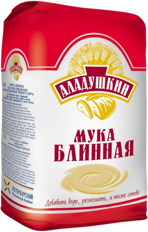 Аладушкин Мука блинная пакет, 1 кг