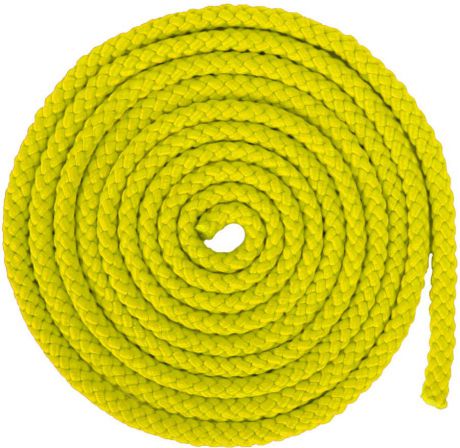 Скакалка гимнастическая "Larsen", цвет: желтый, длина 3 м
