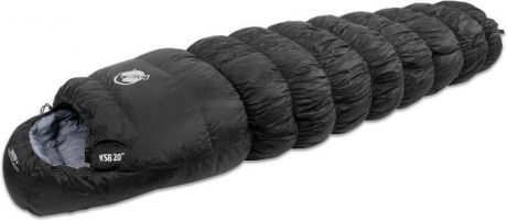Спальный мешок Klymit "KSB 20°", цвет: черный, правосторонняя молния