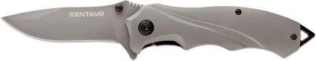 Нож автоматический Ножемир "Четкий расклад. Kentavr", цвет: серый металлик, длина лезвия 8 см