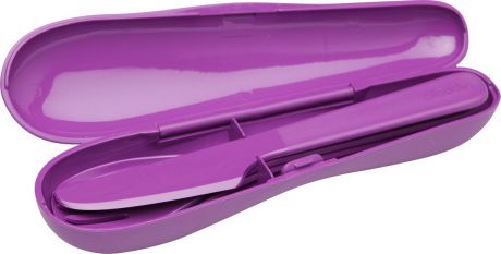 Набор столовых приборов туристический Aladdin "Papillon", цвет: фиолетовый, 3 шт