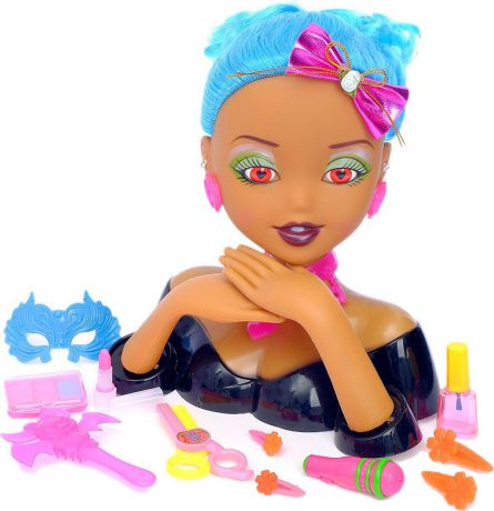 Кукла-манекен для создания причесок "Красотка", с аксессуарами, 2683133