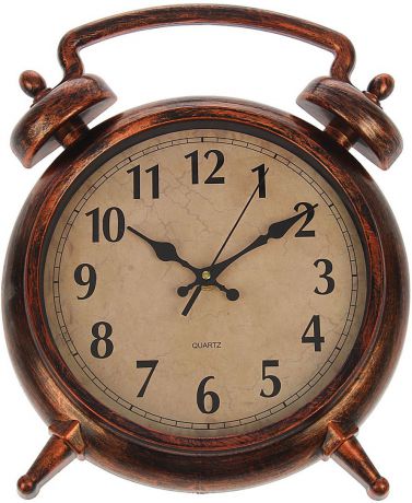 Настенные часы "Большой будильник", 1391000, медь