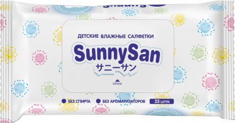 Влажные салфетки SunnySan 25 шт