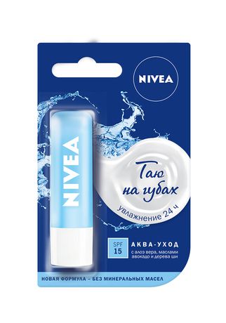 Nivea Бальзам для губ Аква Забота