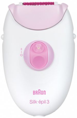 Braun 3370 Silk-epil (бело-розовый)