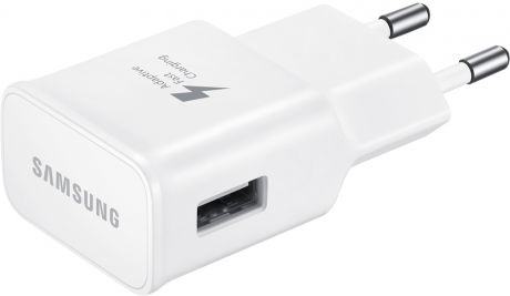СЗУ Samsung USB 2.0 Type A + c дата кабель Type-C EP-TA20EWECGRU с функцией быстрой зарядки White