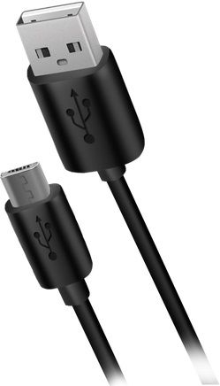 Дата-кабель Nobby Connect 015-001 USB-microUSB 3м Black