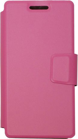 Чехол-книжка OxyFashion SlideUP универсальный размер M 4,3-5,5" Pink