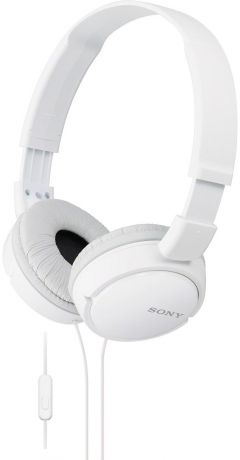 Наушники с микрофоном Sony MDR-ZX110APW White