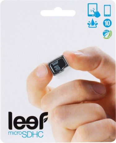 Карта памяти MicroSDHC Leef 32Gb Class 6 без адаптера Black