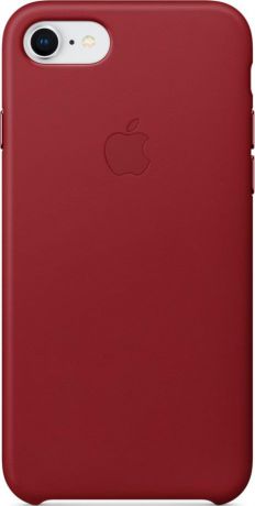 Клип-кейс Apple iPhone 8/7 кожаный Red