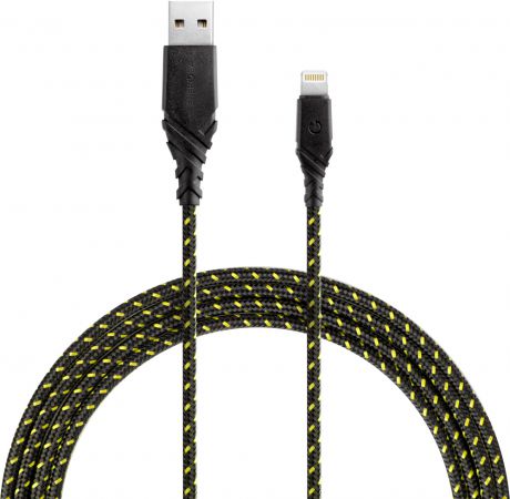 Дата-кабель Energea NyloGlitz USB-Lightning Apple MFI 1,5м Lime