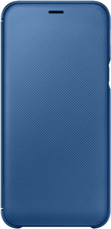 Чехол-книжка Samsung Galaxy A6 Wallet Cover Blue (EF-WA600CLEGRU)