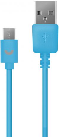 Дата-кабель PrimeLine USB-microUSB 1,2м Blue