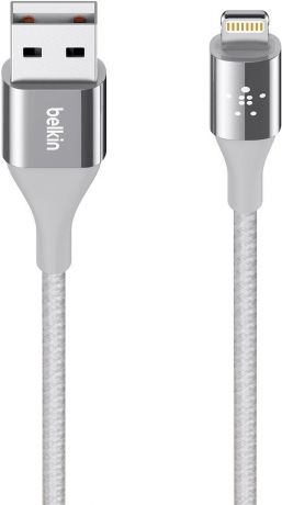 Дата-кабель Belkin Premium Kevlar Lightning-USB 1,2м Silver (F8J207bt04-SLV)