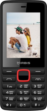 Мобильный телефон Irbis SF09 Dual sim Red Black