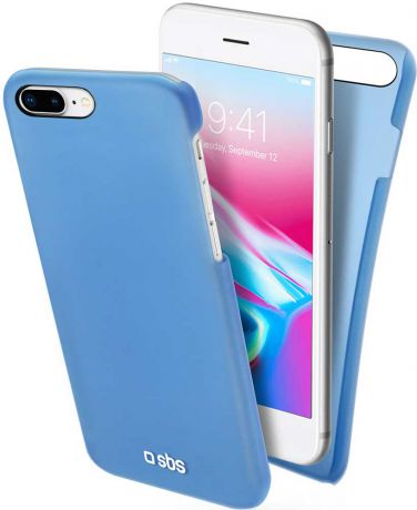 Клип-кейс SBS Apple iPhone 8 Plus тонкий пластик Blue