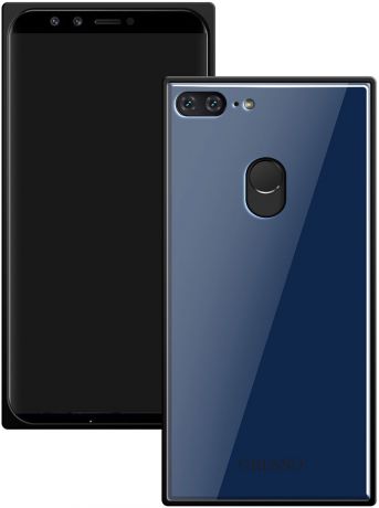 Клип-кейс Gresso Glass Honor 9 Lite прямоугольный Blue