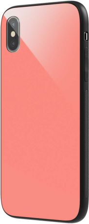 Клип-кейс Vipe Glass Apple iPhone X прямоугольный Pink