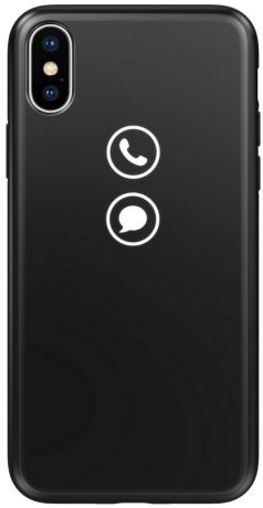 Клип-кейс Lunecase для Apple iPhone 8/7 Plus со световой индикацией классика black