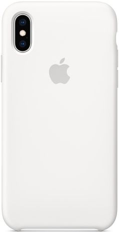 Клип-кейс Apple iPhone XS силиконовый MRW82ZM/A White